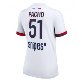 Paris Saint-Germain Willian Pacho #51 Uit tenue Dames 2025-26 Korte Mouw
